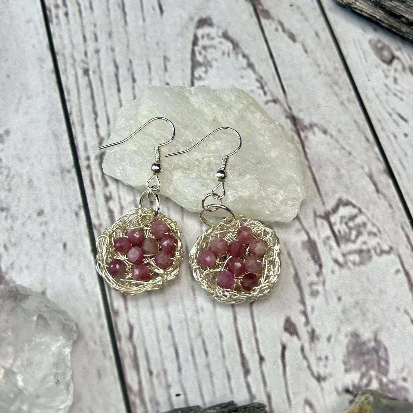 Pink Tourmaline Bird's Nest
