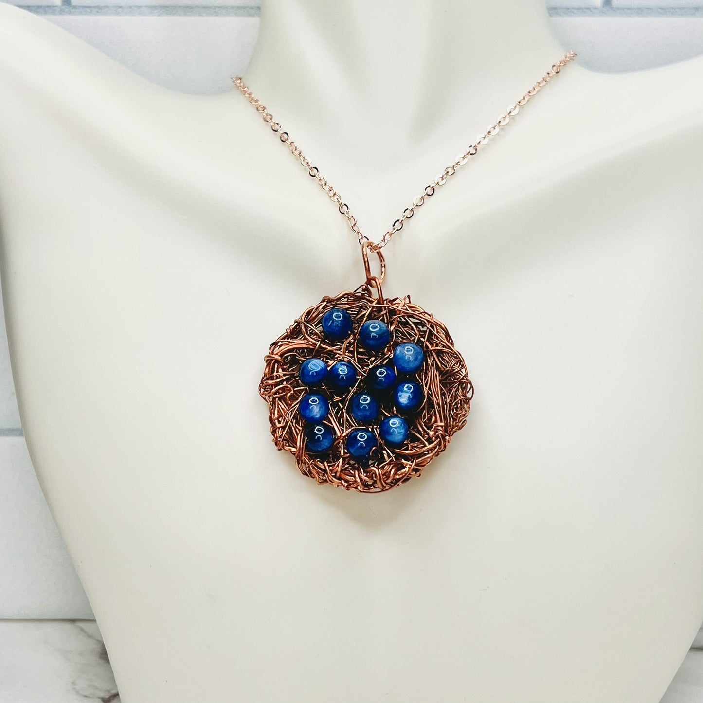 Blue Kyanite Bird's Nest