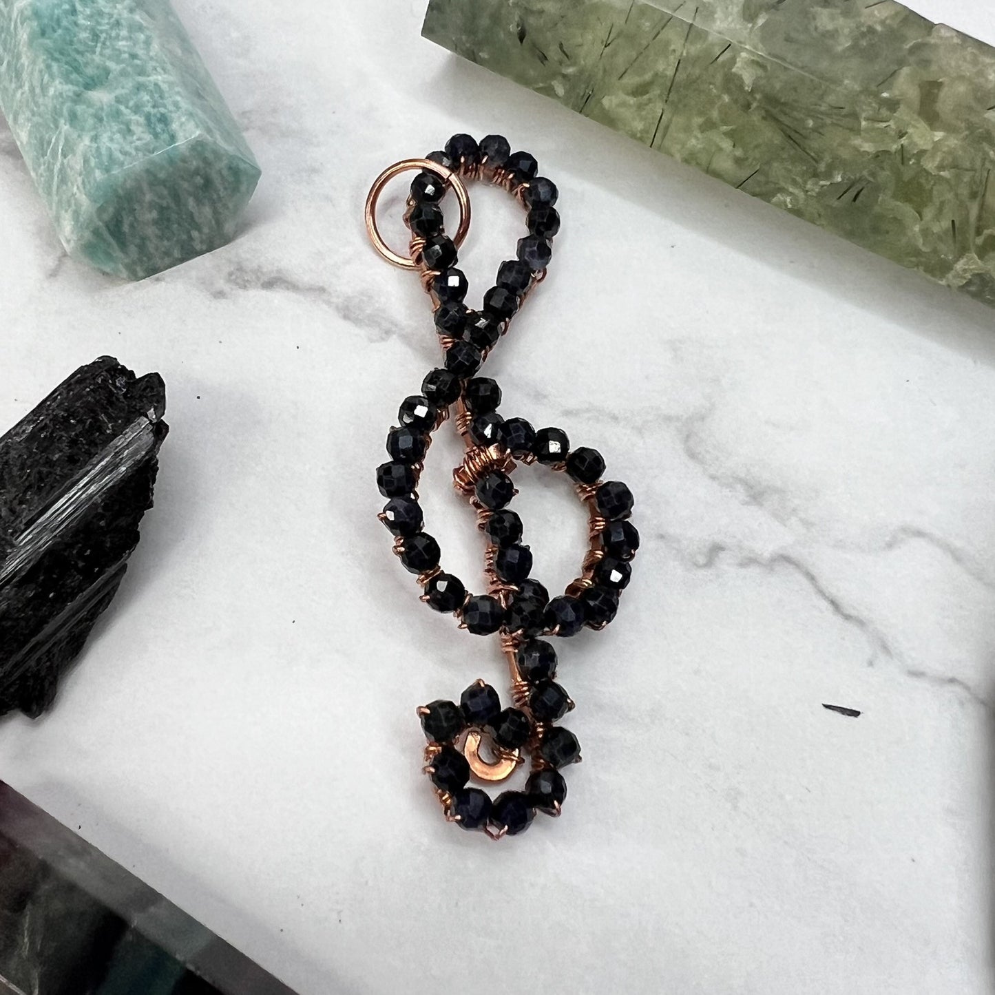 Sapphire Treble Clef