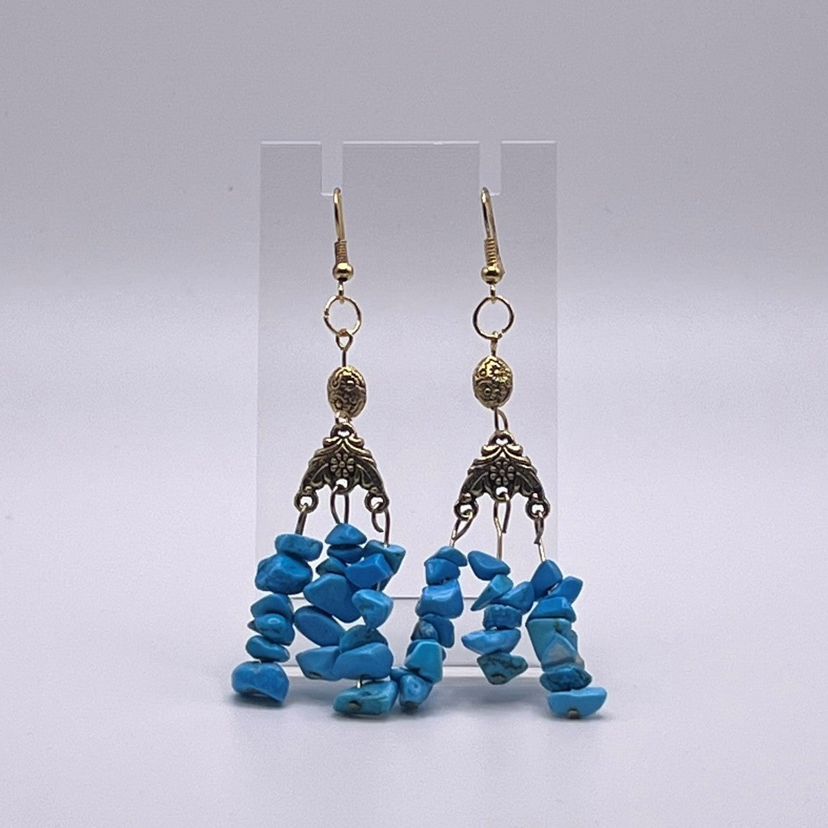 Howlite Chandelier Earrings