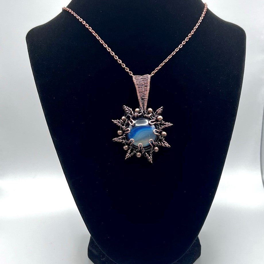 Agate Sun Pendant