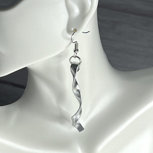 Twisted Flat Wire Earrings