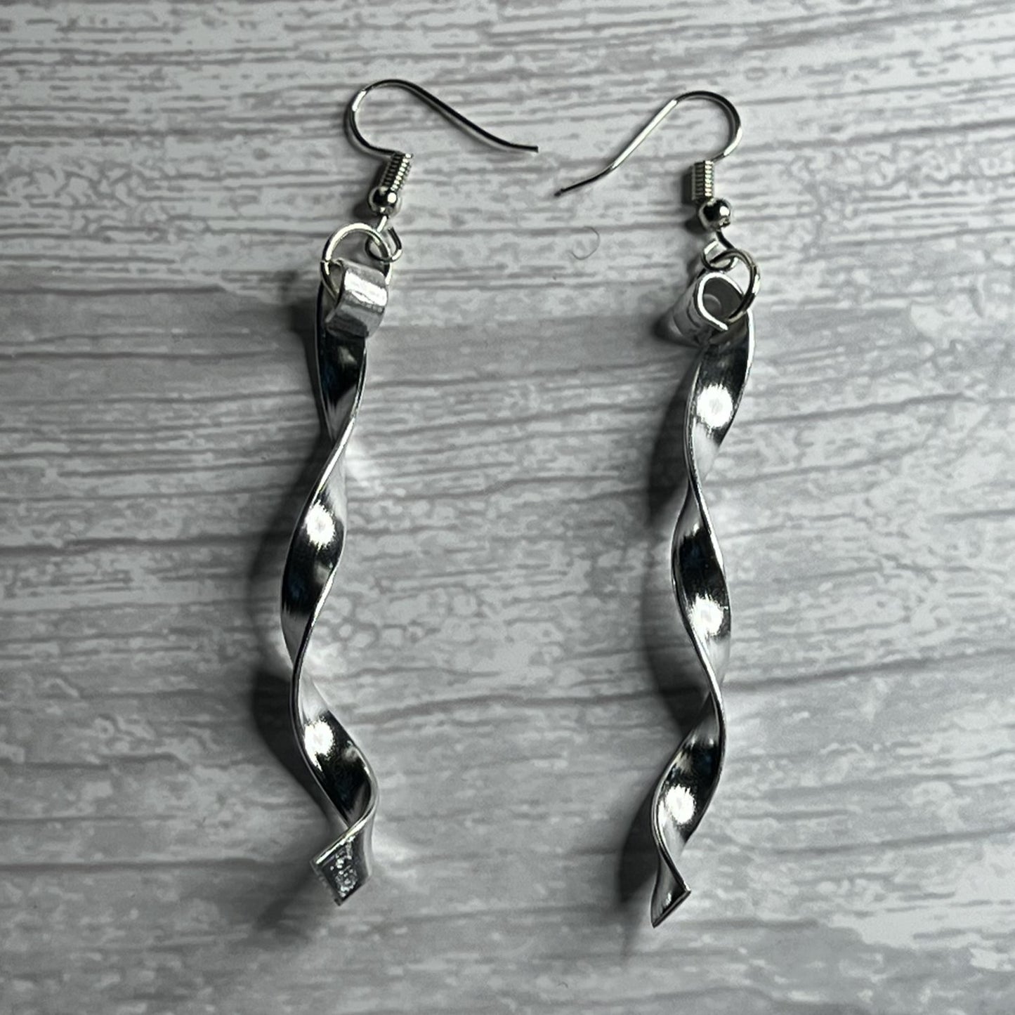 Twisted Flat Wire Earrings