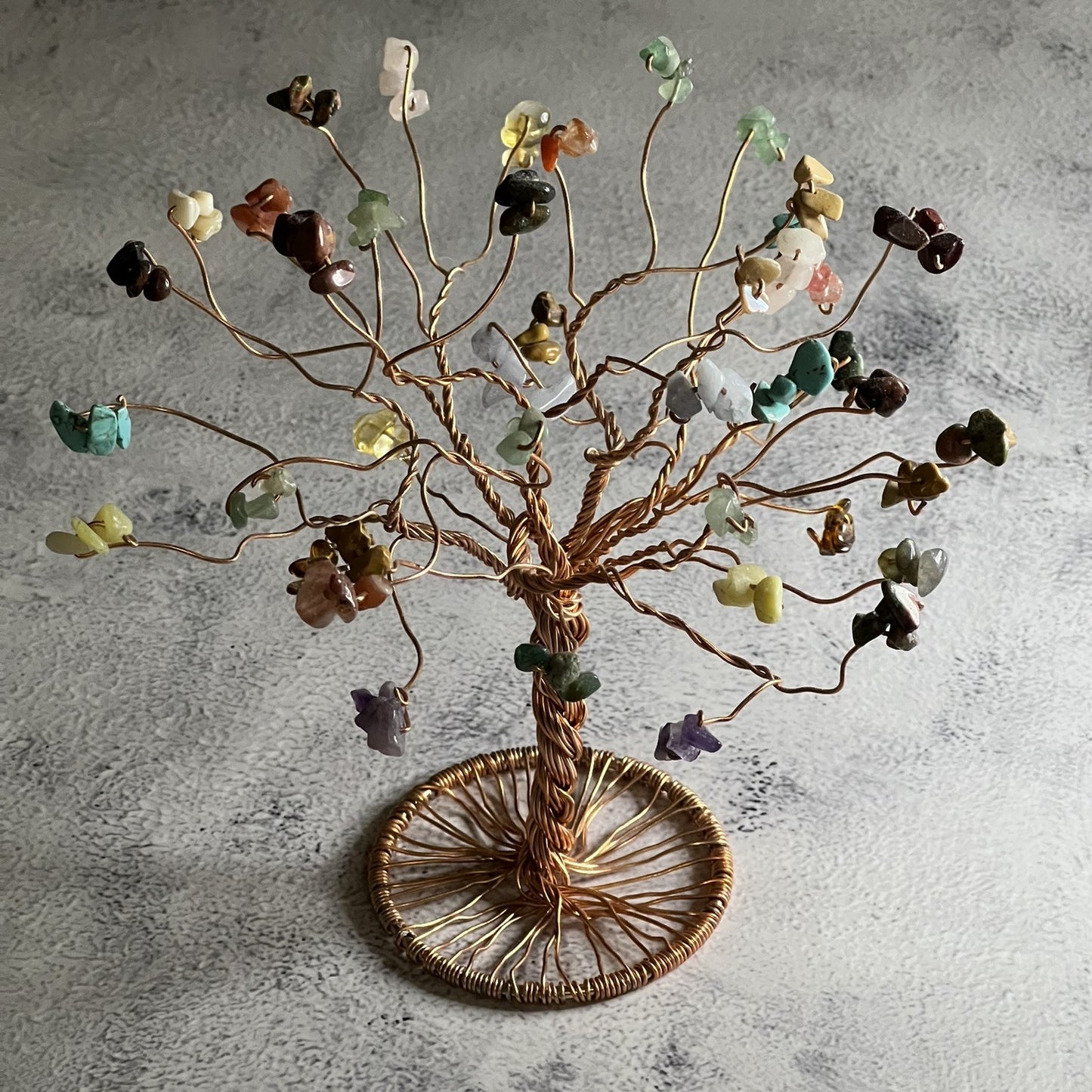 Crystal Chip Tree of Life Sculpture