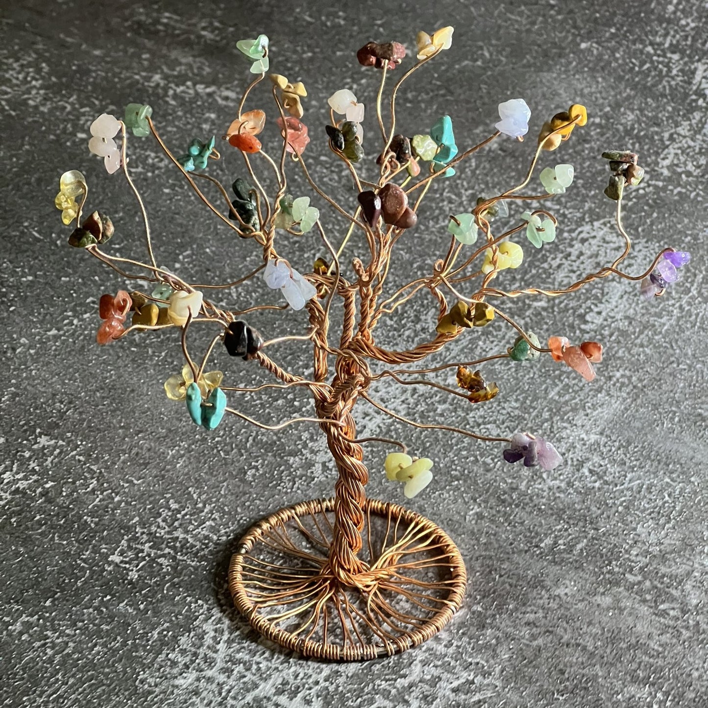 Crystal Chip Tree of Life Sculpture