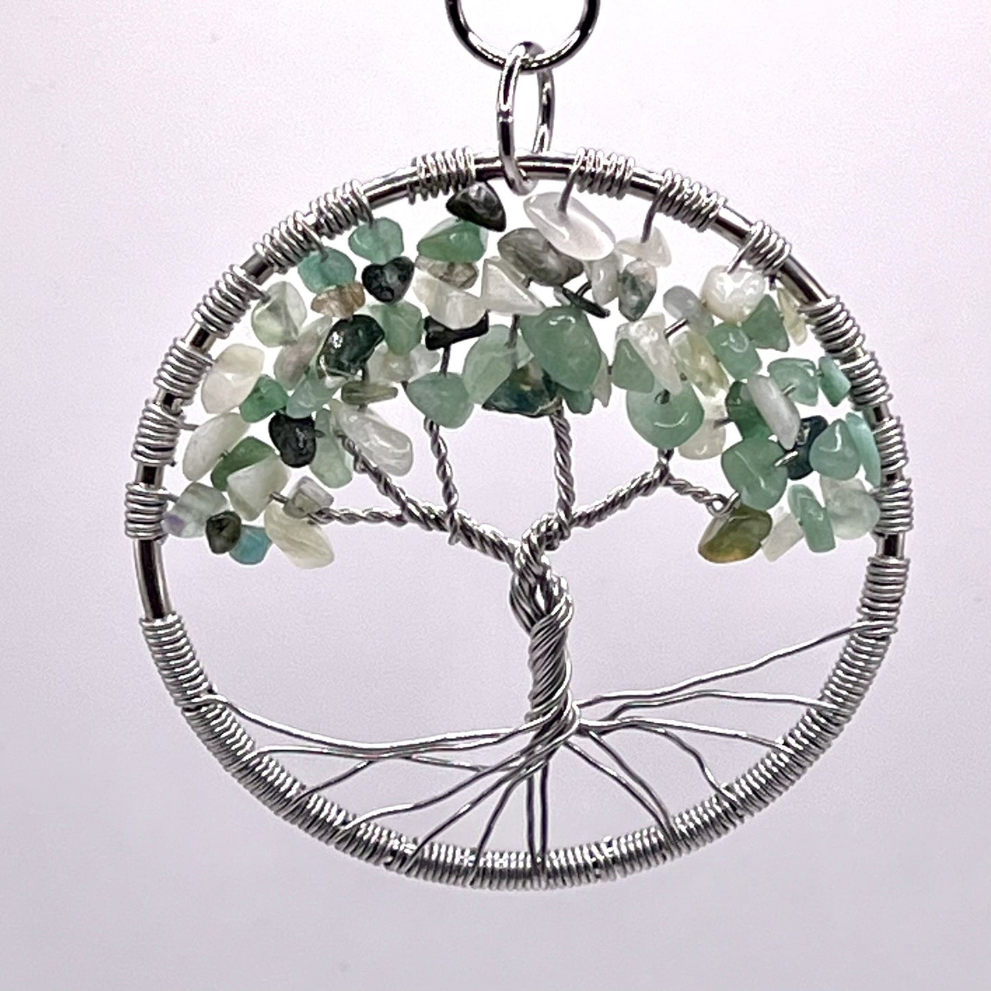 Crystal Chip Tree-of-Life Suncatcher in Shades of Summer