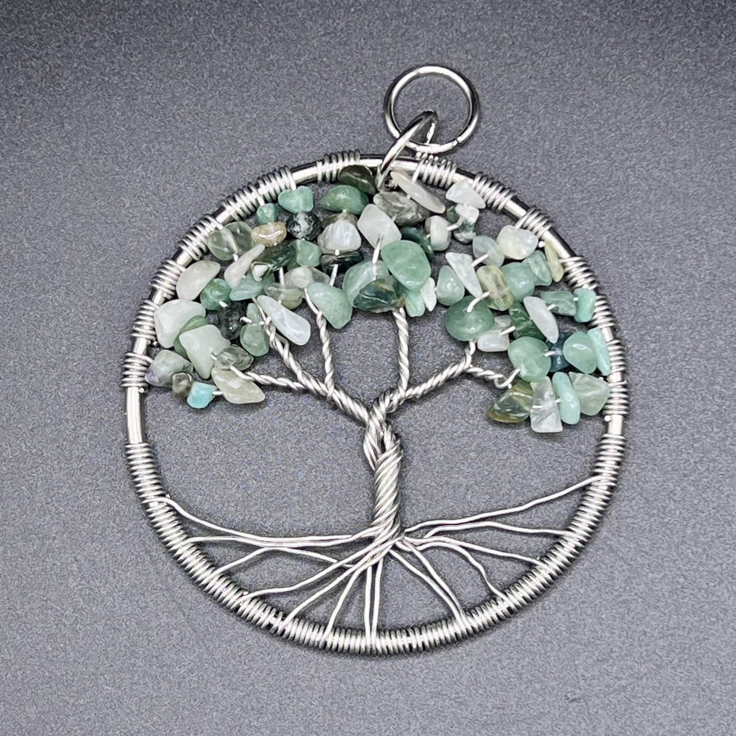 Crystal Chip Tree-of-Life Suncatcher in Shades of Summer