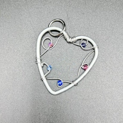 Micro Heart Crystal Suncatcher