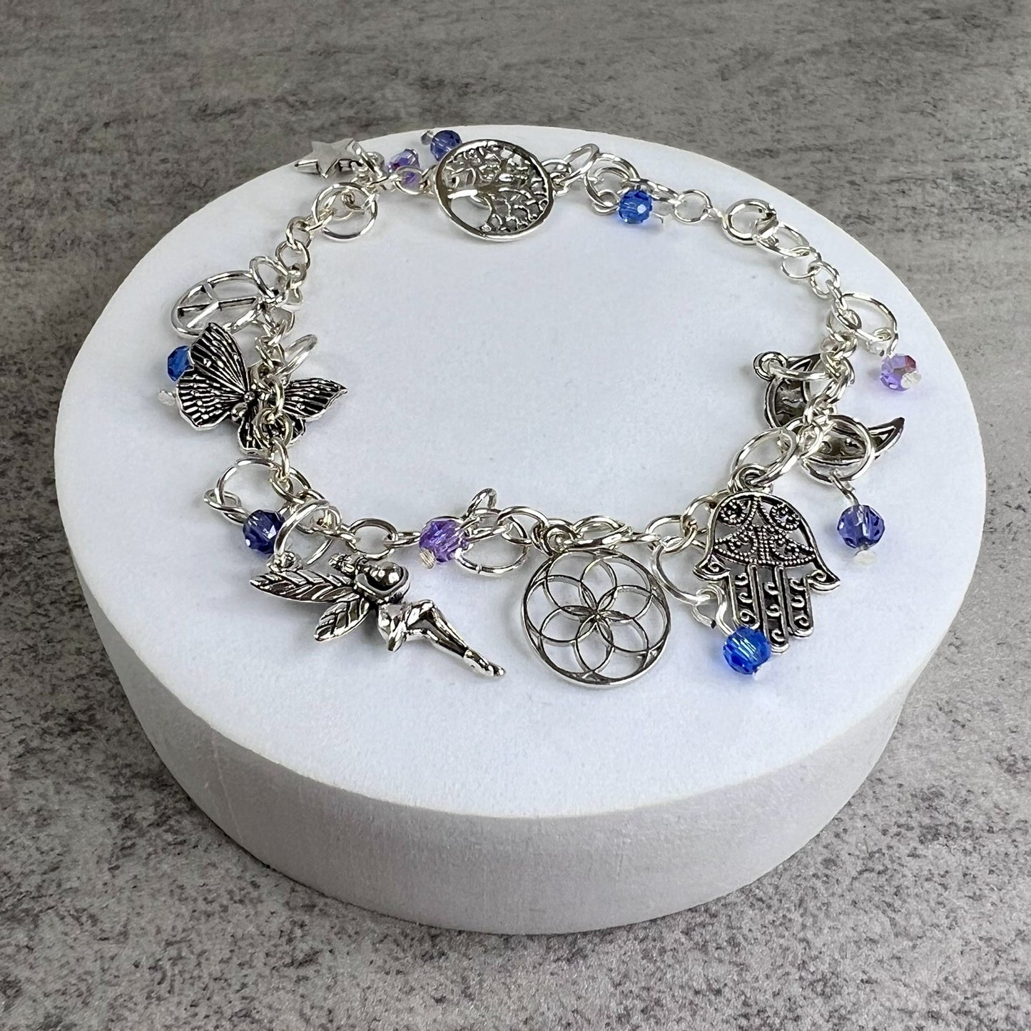 Charm Bracelet wit Crystals