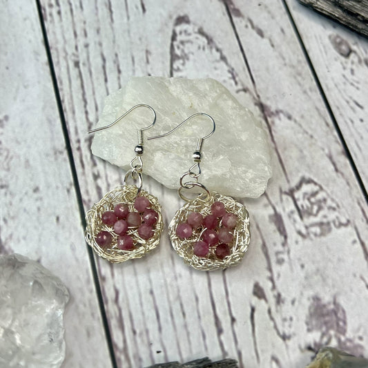 Pink Tourmaline Bird's Nest