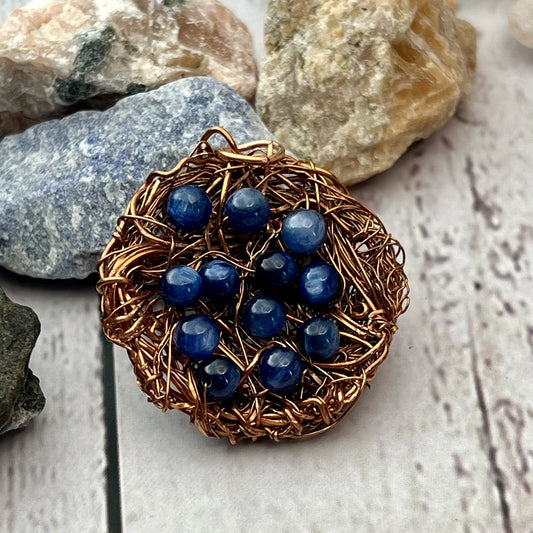 Blue Kyanite Bird's Nest