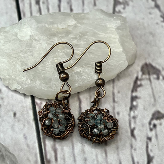 Blue Topaz Bird's Nest