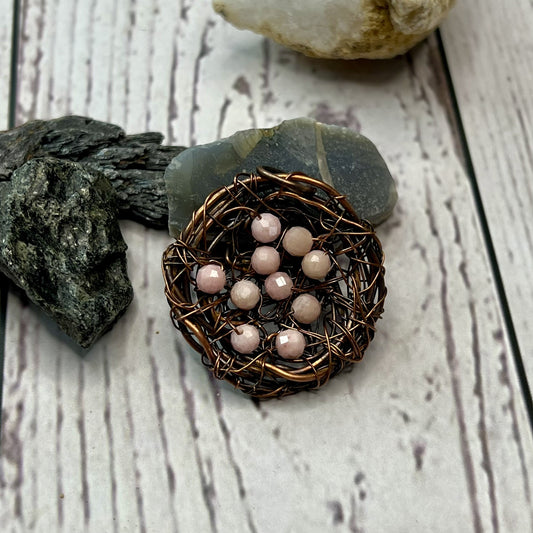 Pink Opal Bird's Nest