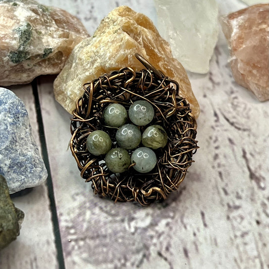 Labradorite Bird's Nest