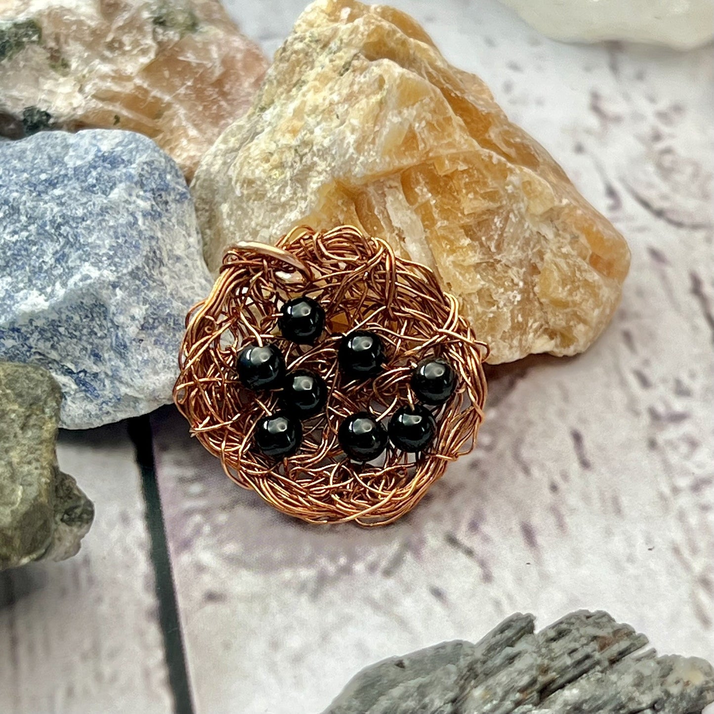 Black Onyx Bird's Nest