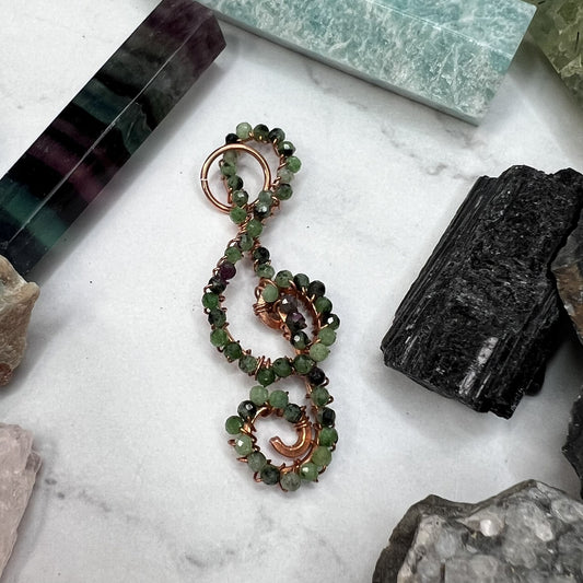 Ruby Zoisite Treble Clef
